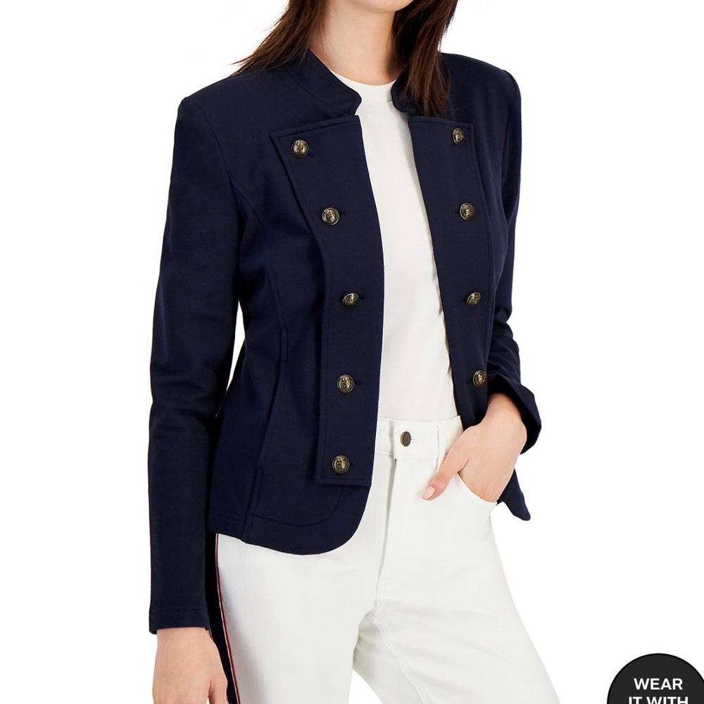 Tammy Hilfiger military band jacket.